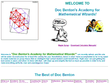 Tablet Screenshot of docbenton.com